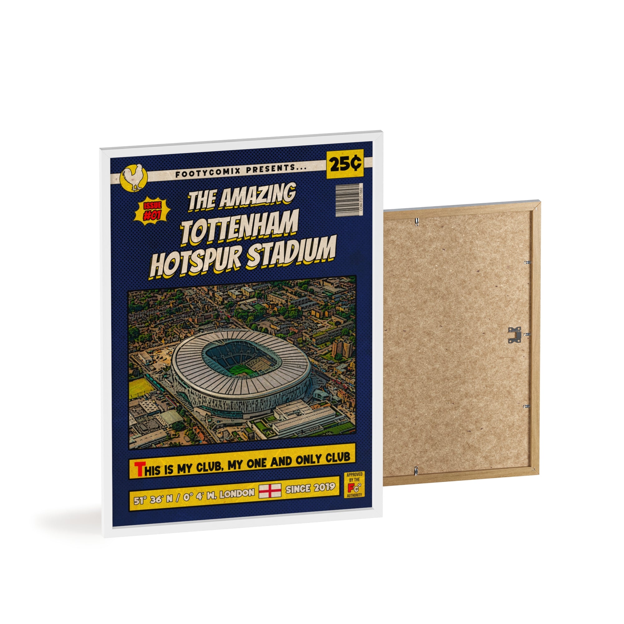 Tottenham Hotspur Stadium Comic Poster