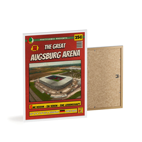 Augsburg Arena Comic Poster