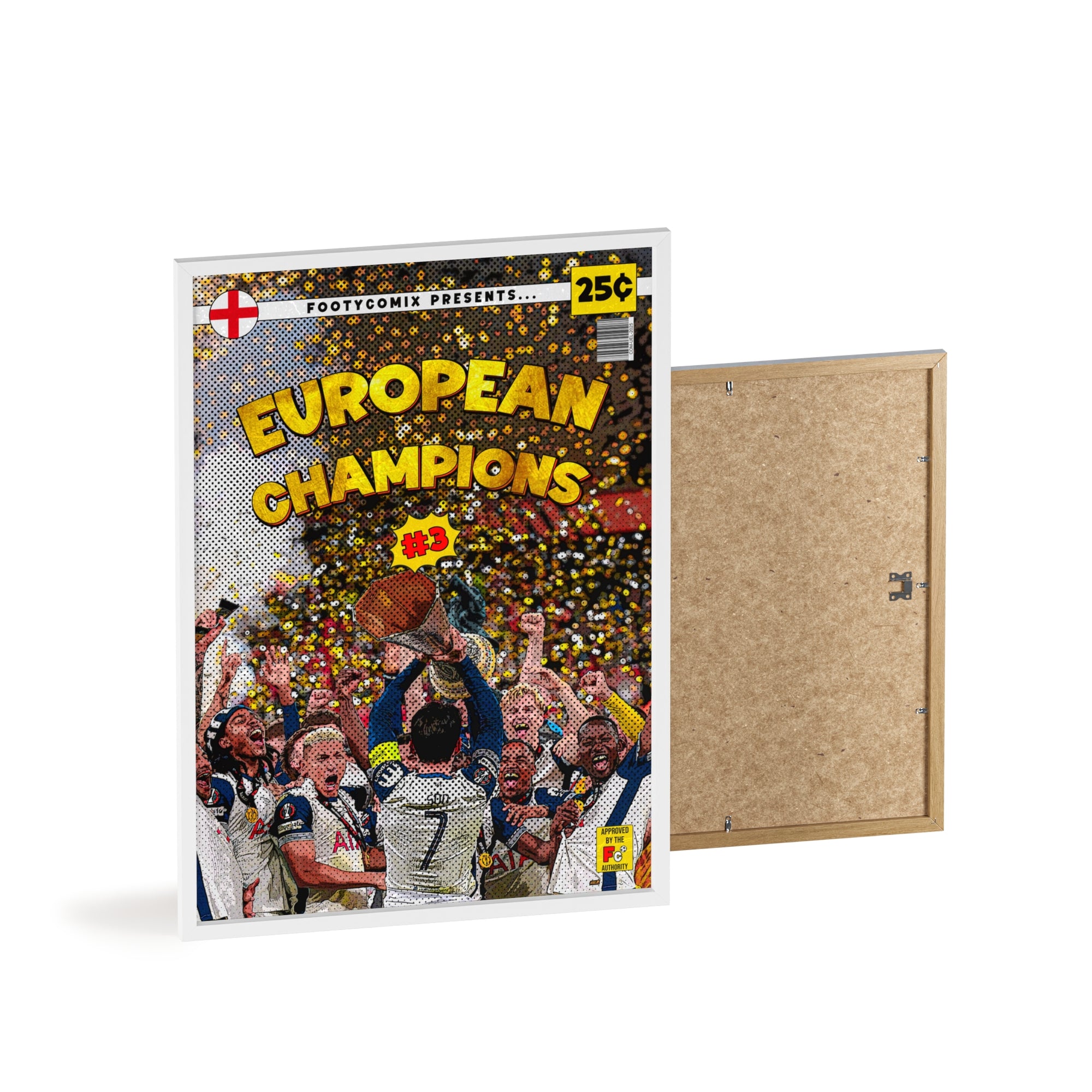 European Champions 2025 Comic Poster