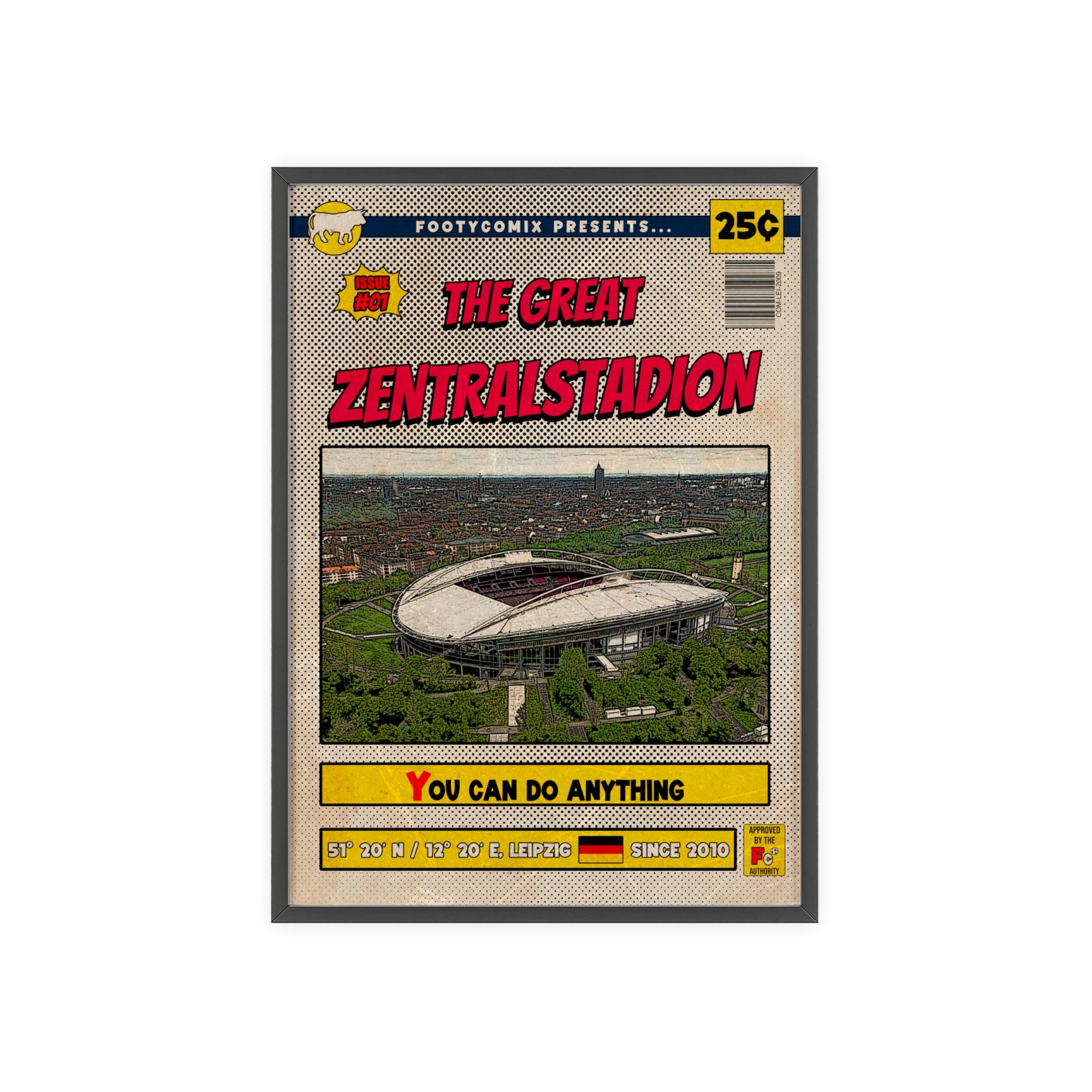 Zentralstadion Comic Poster