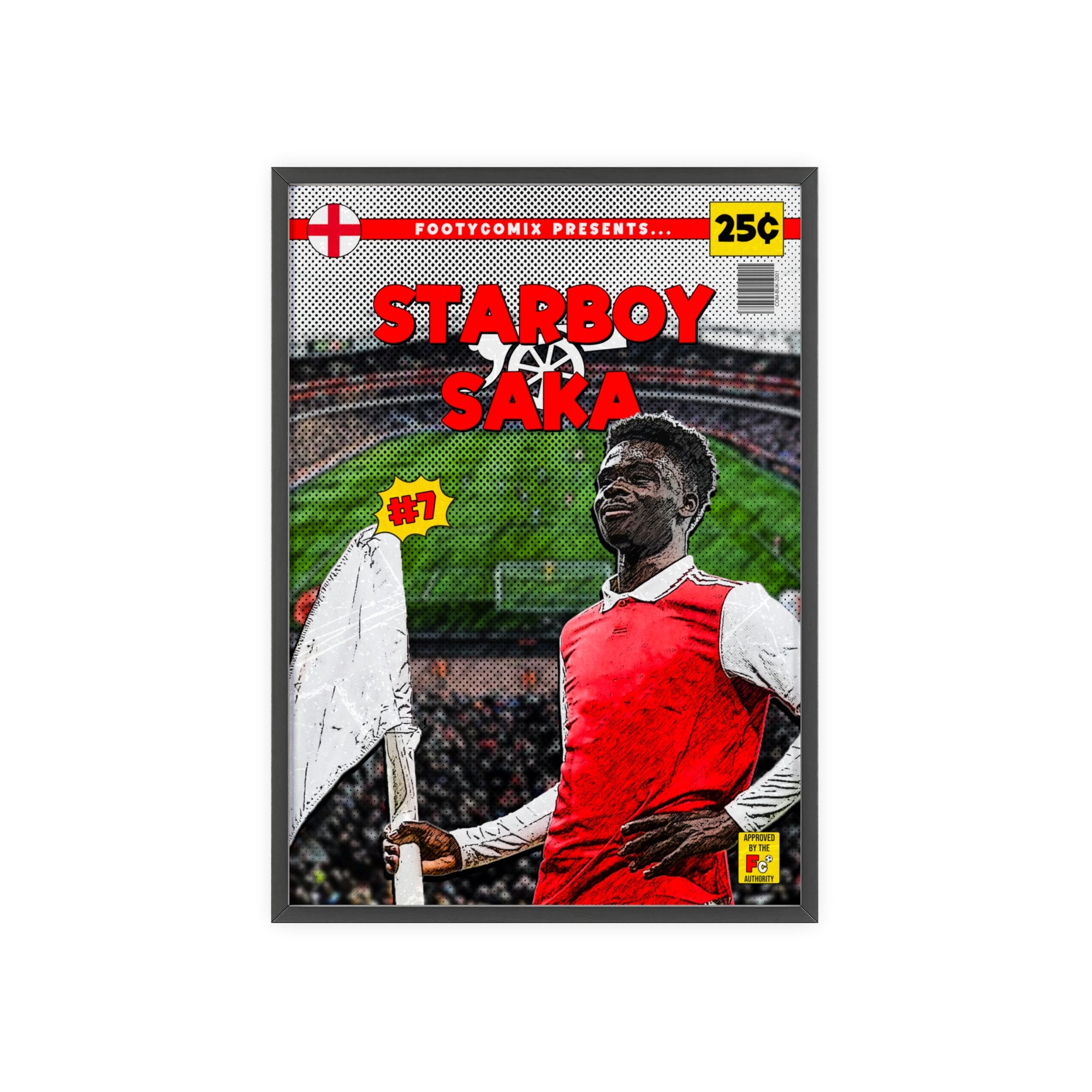 Starboy Saka Comic Poster