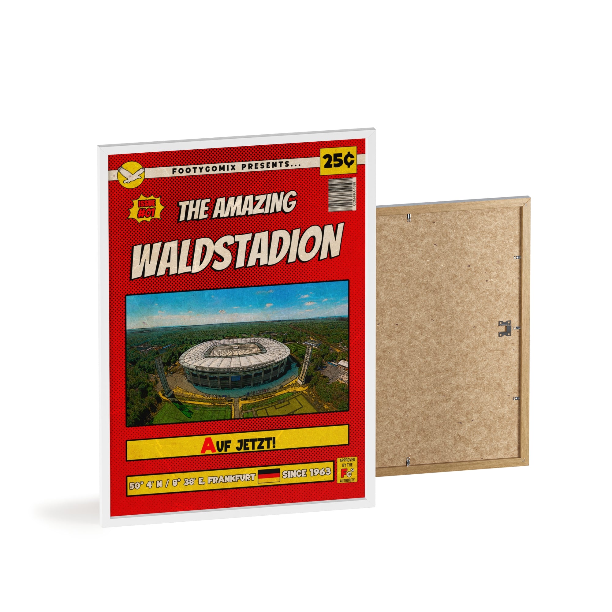 Waldstadion Comic Poster