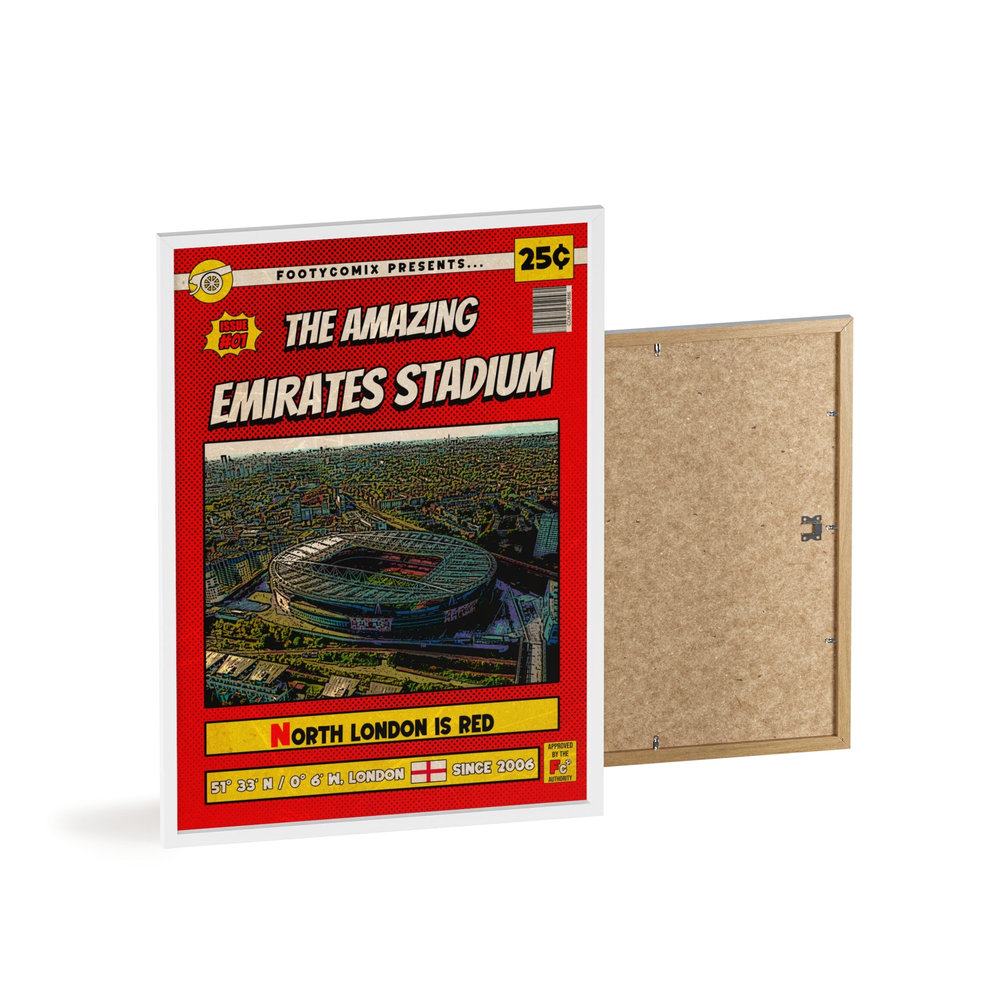 Emirates Stadium Comic Poster