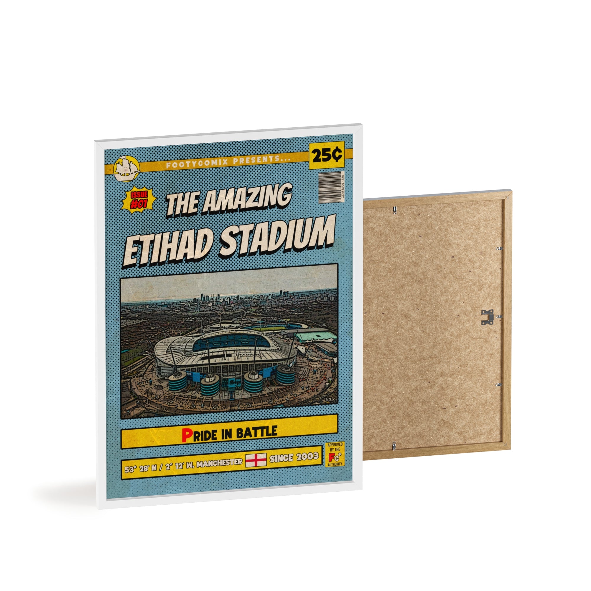 Etihad Stadium Comic Poster