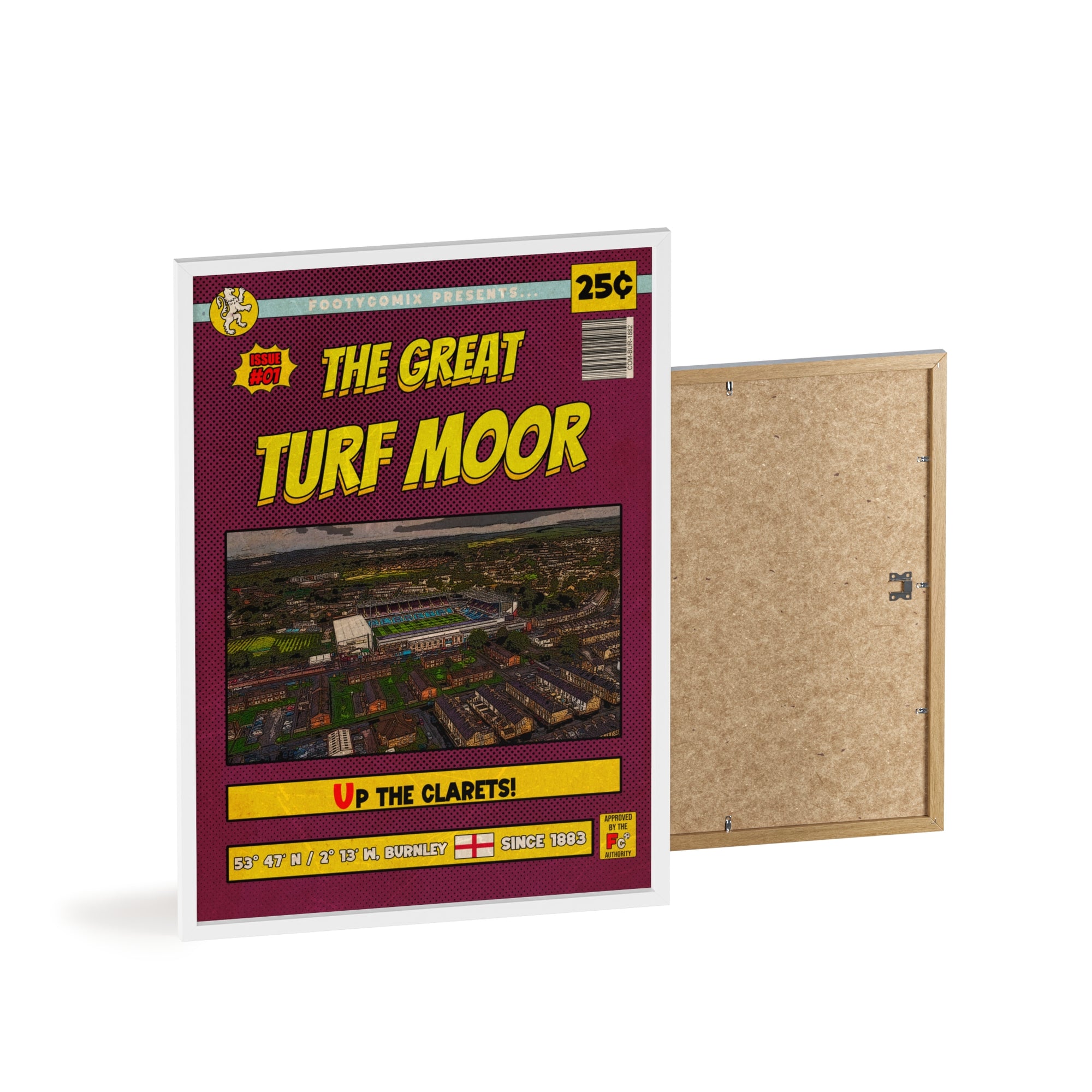 Turf Moor Comic Poster