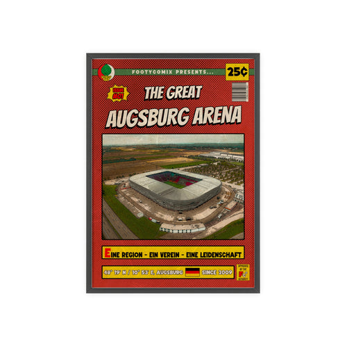 Augsburg Arena Comic Poster