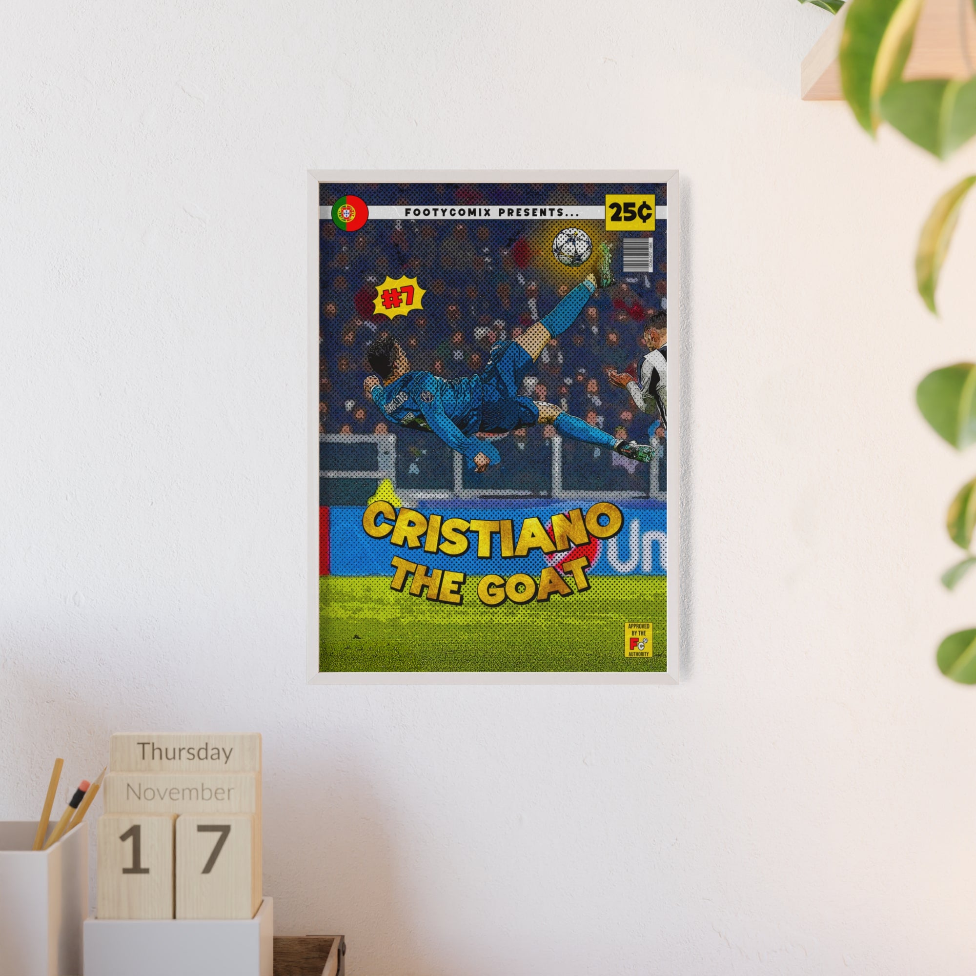 Cristiano The Goat Comic Poster