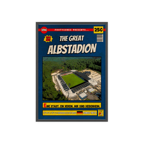 Albstadion Comic Poster