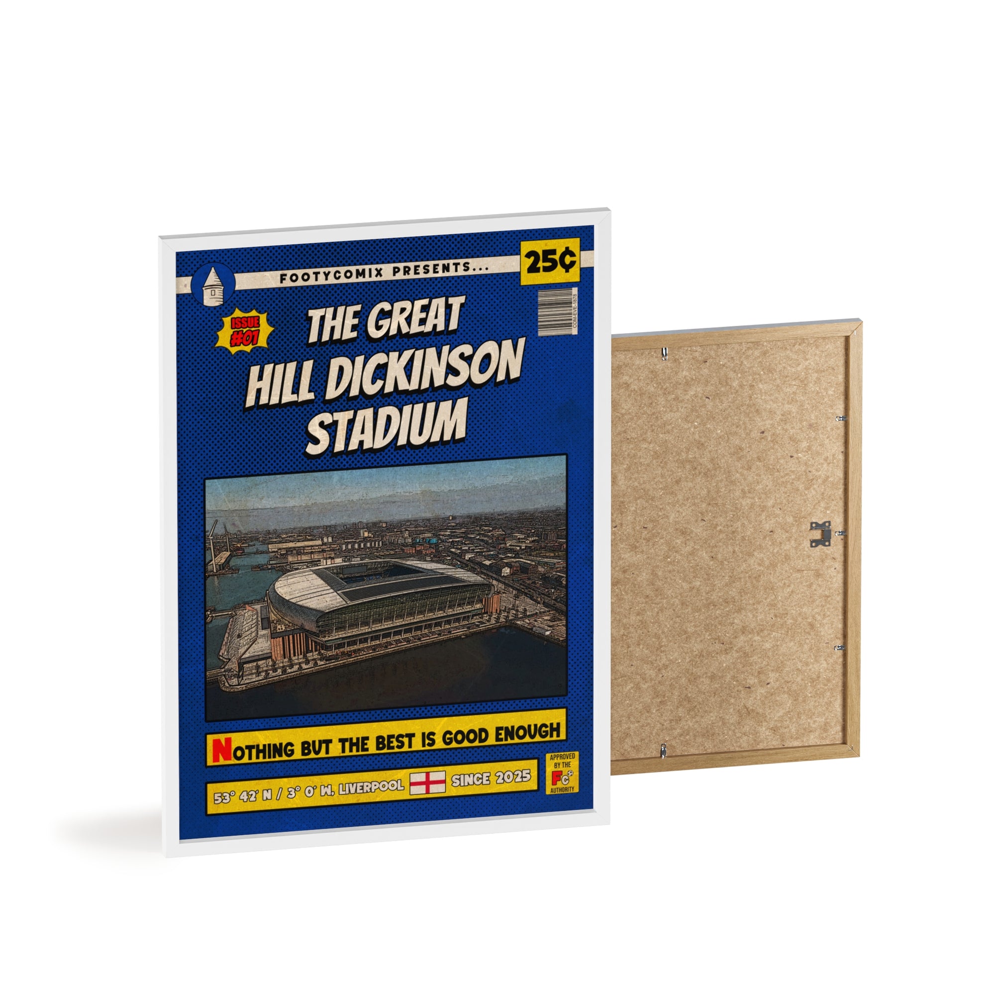 Hill Dickinson Stadium Comic Poster