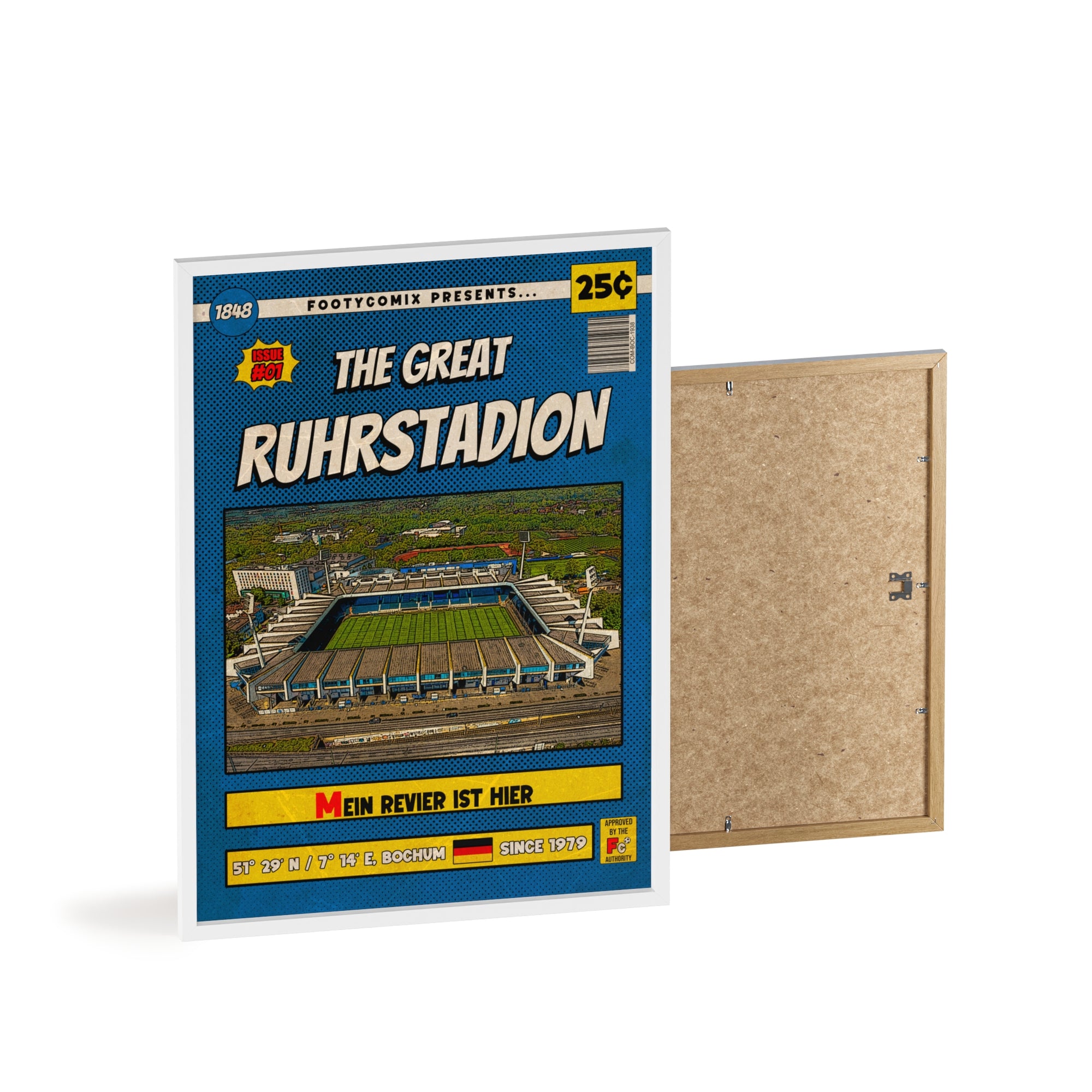 Ruhrstadion Comic Poster