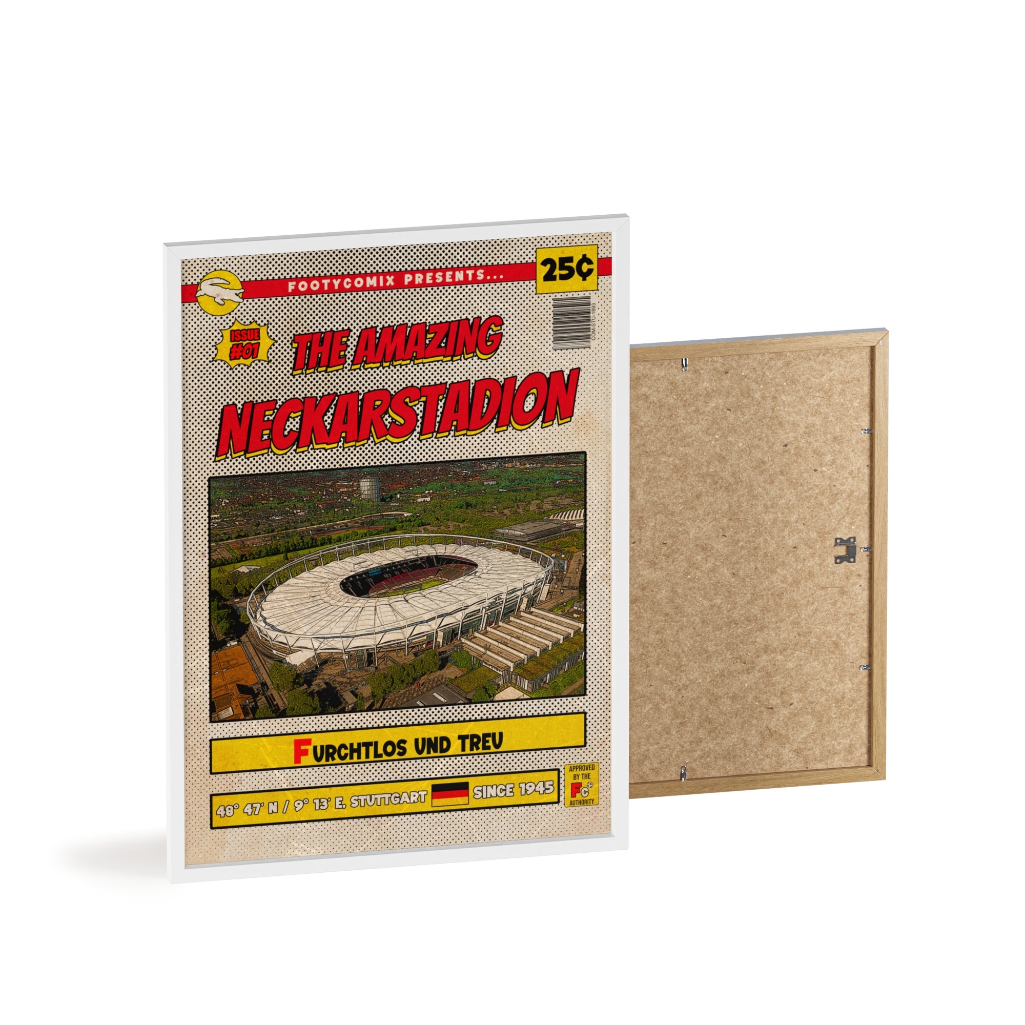 Neckarstadion Comic Poster