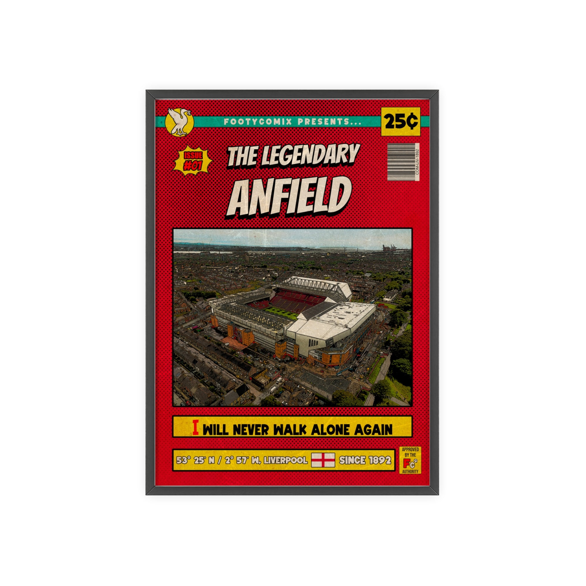 Anfield Comic Poster