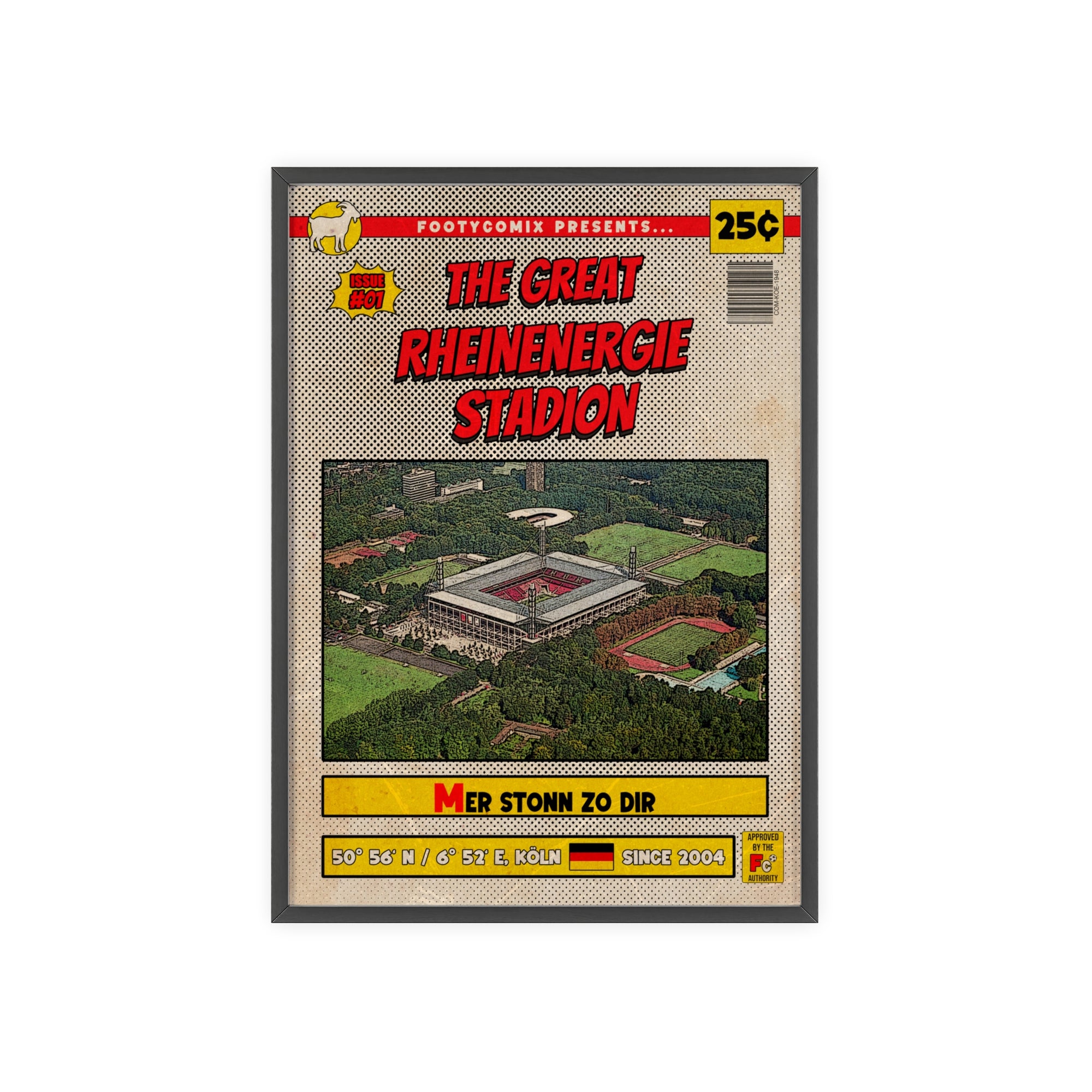 RheinEnergieSTADION Comic Poster