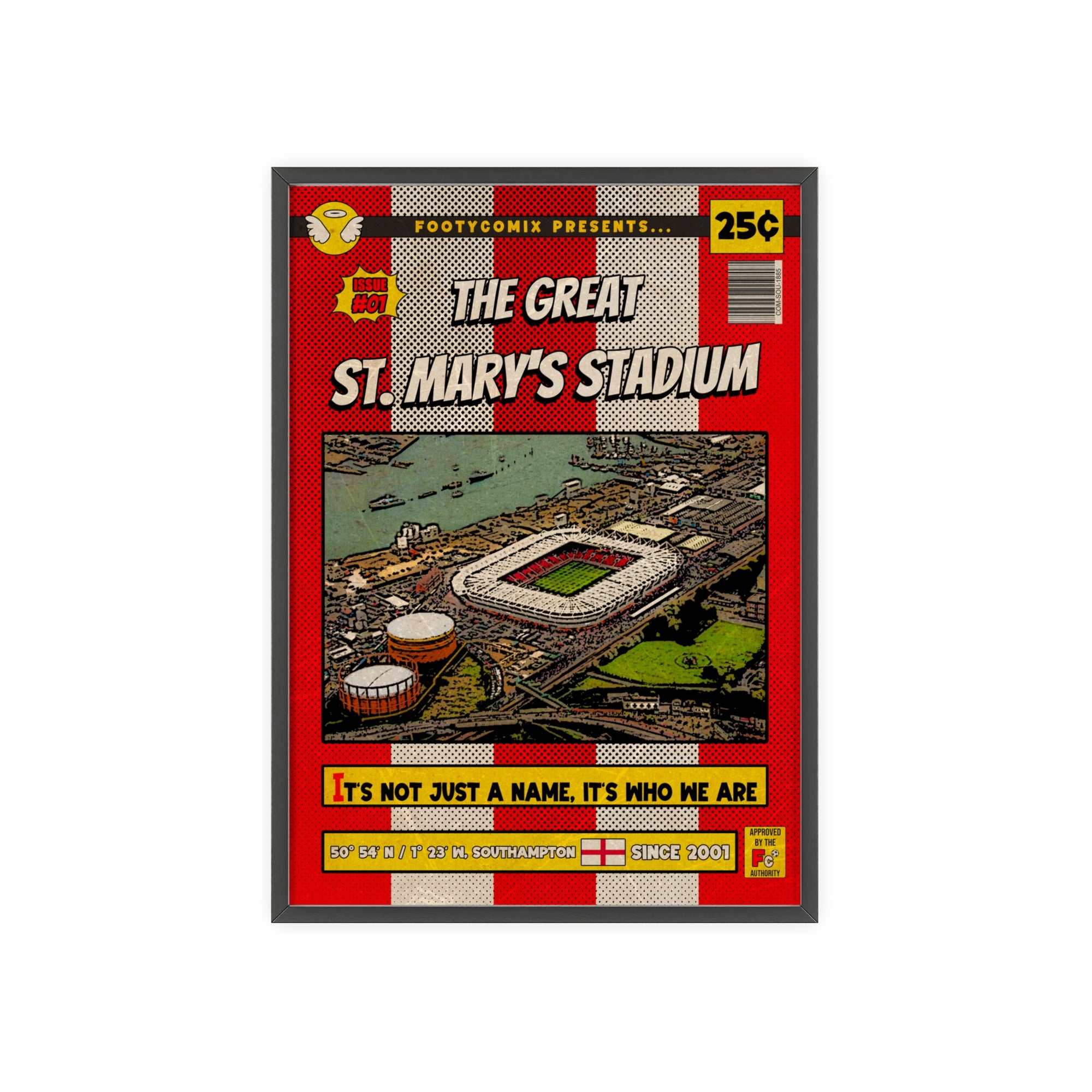 St. Mary's Stadium Comic Poster
