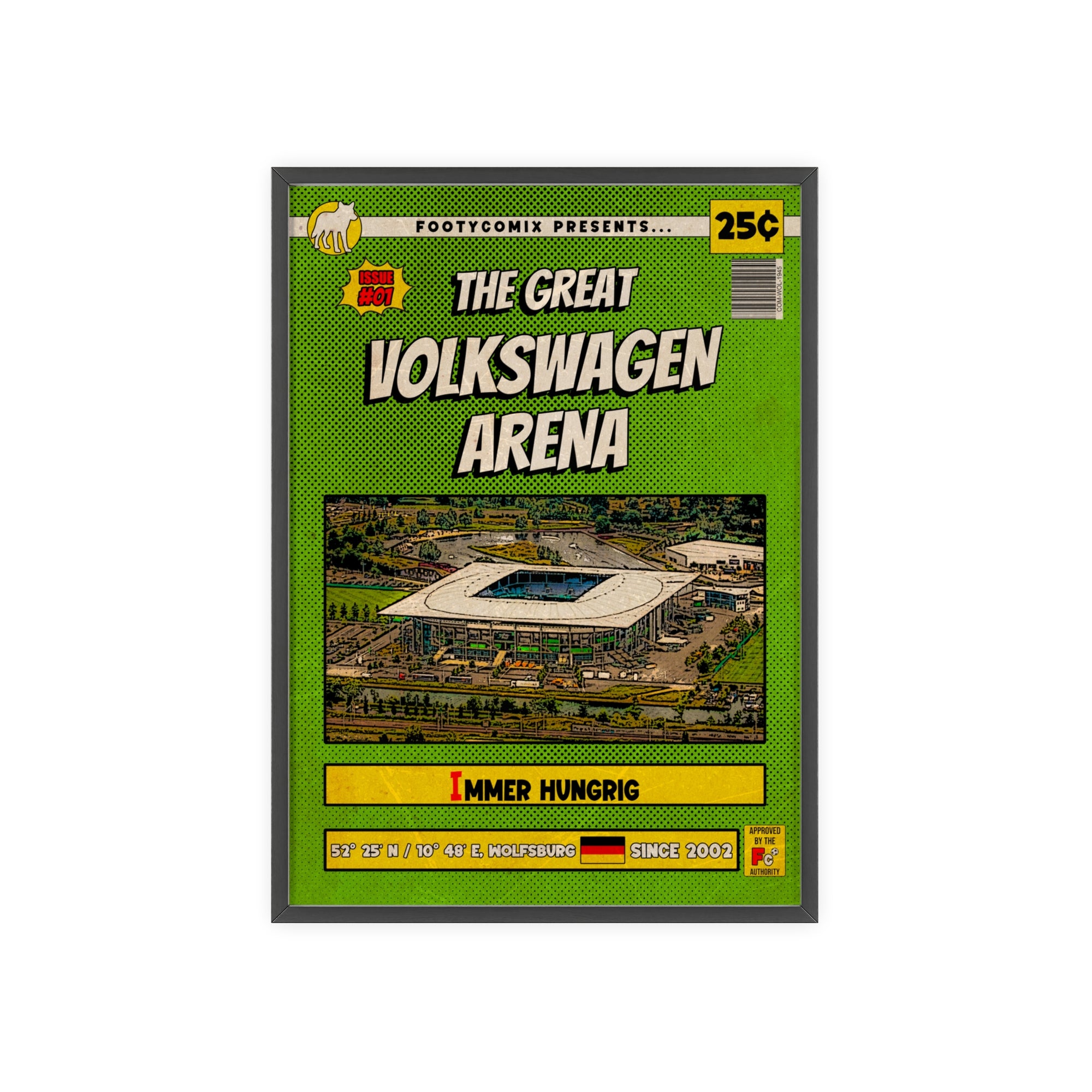 Volkswagen Arena Comic Poster