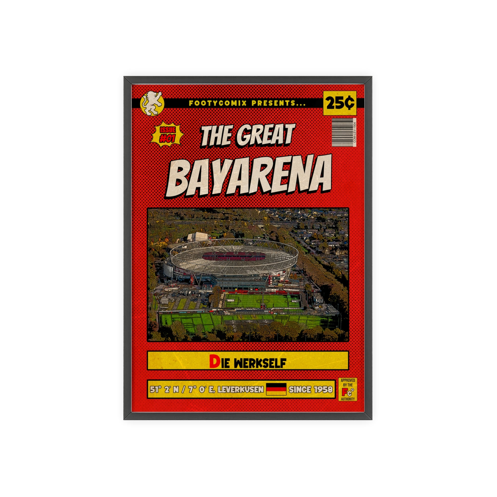 BayArena Comic Poster