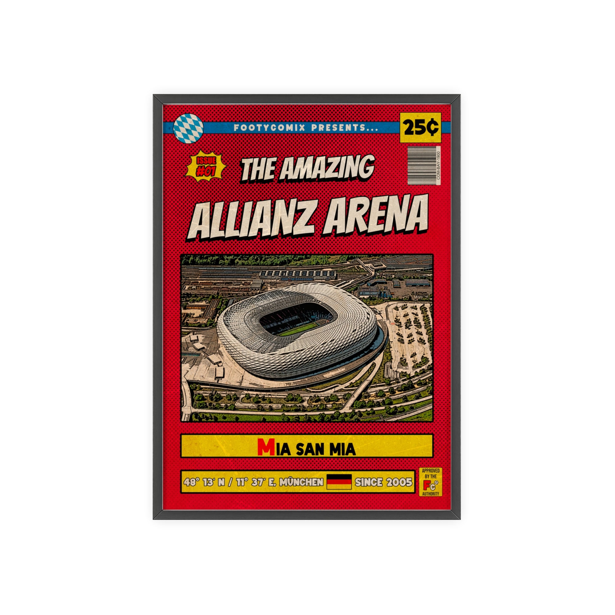 Allianz Arena Comic Poster